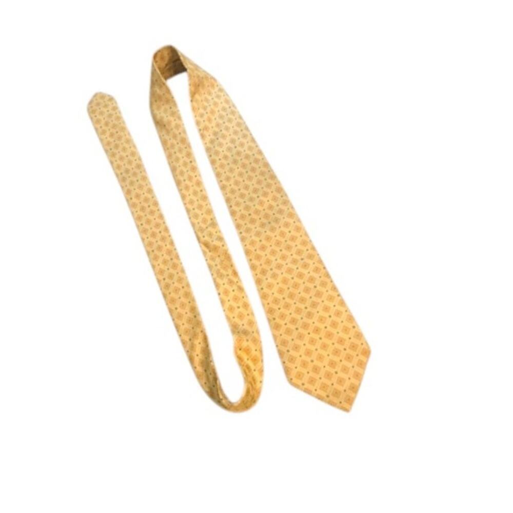 Vintage Fendi 100% Silk Made in Italy FF Logo Tie